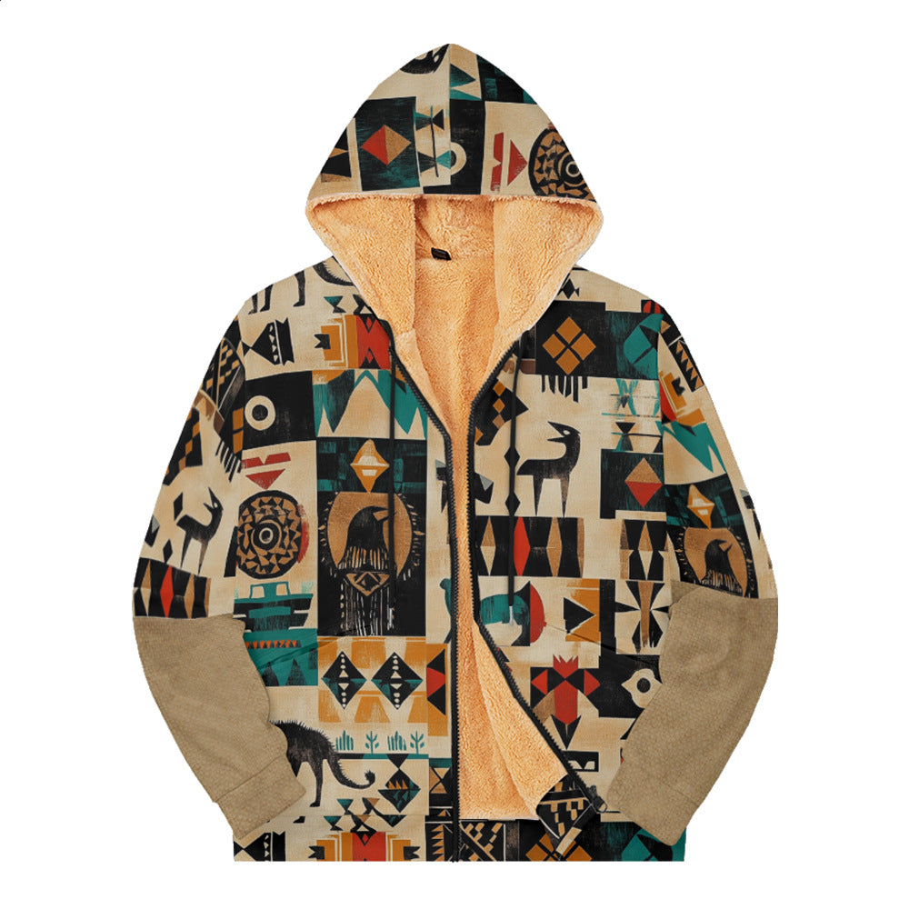 3D Plaid Winter Jacket for Soulmates – Men’s Streetwear Coat | same ANTHEM