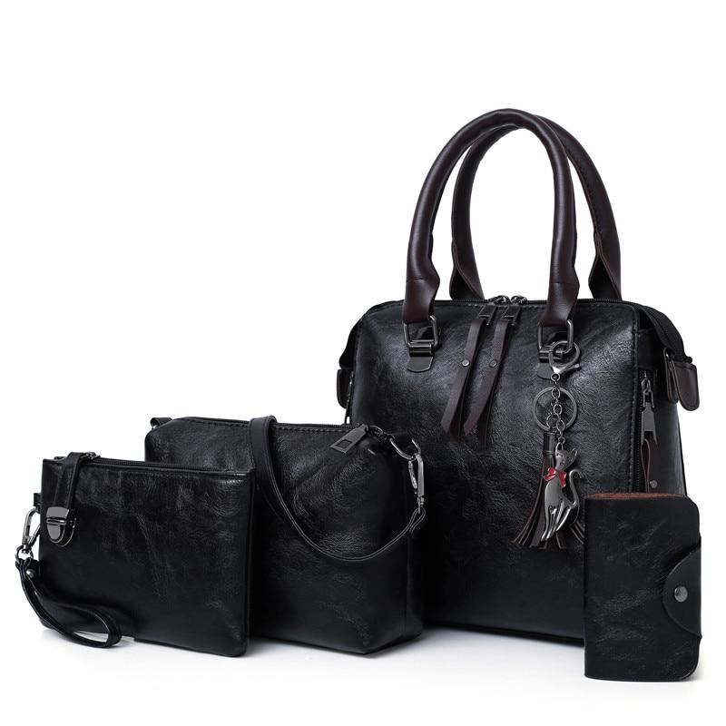 4 in 1 Designer Versatile PU Leather Handbag | same ANTHEM.