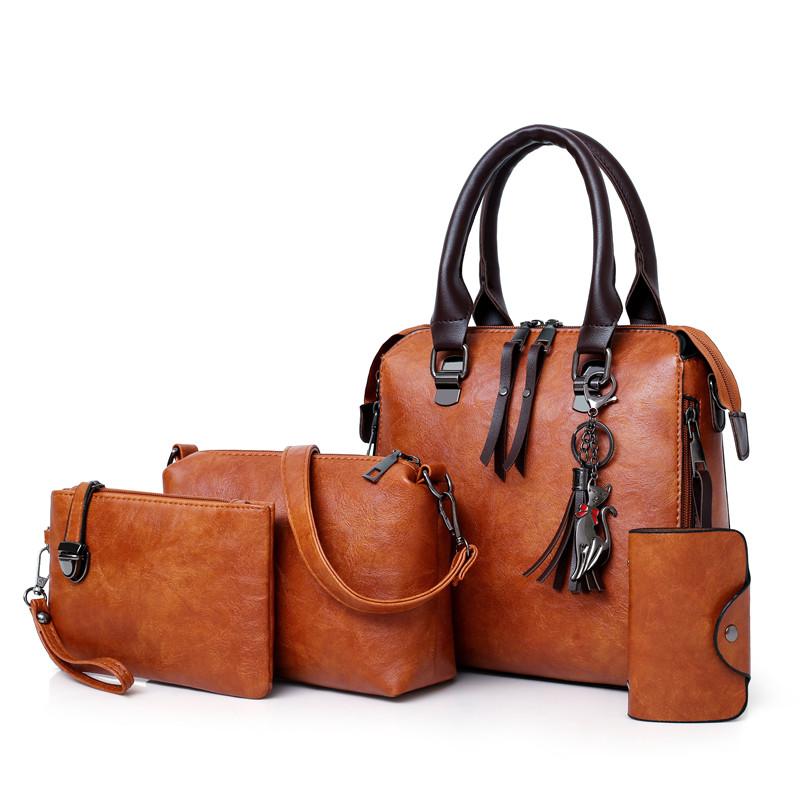 4 in 1 Designer Versatile PU Leather Handbag | same ANTHEM.