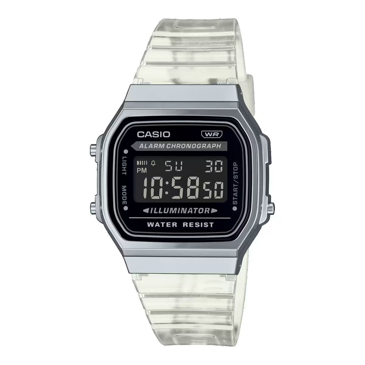 Casio Horloges Casio Mod. Vintage Collection - Transparent Band - Black