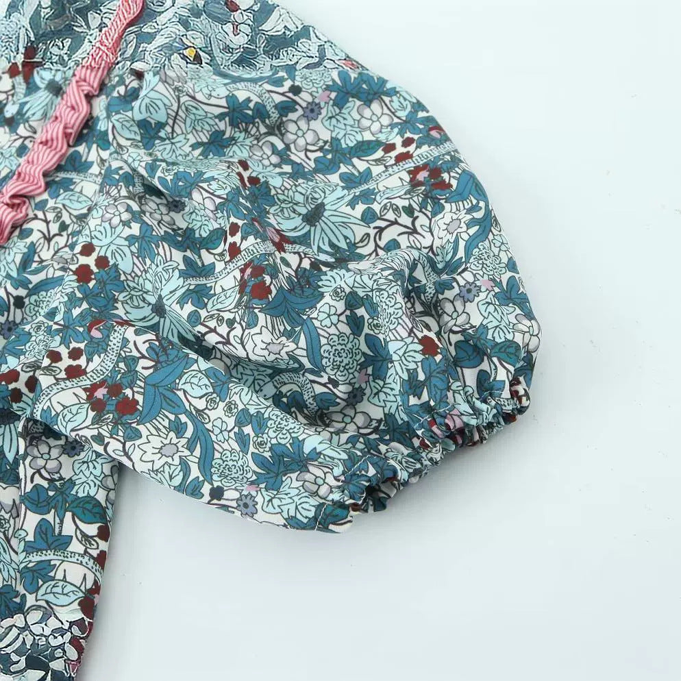 Baby Collar Floral Shirt – Dreamy & Chic Nostalgic Style | same ANTHEM