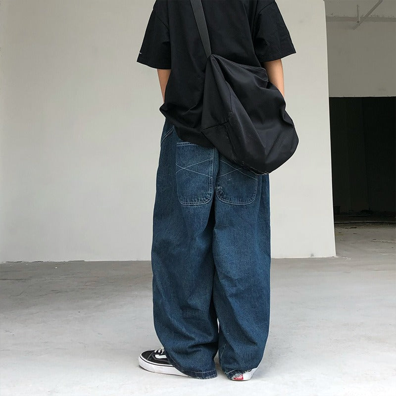 Baggy Streetwear Drape Jeans – Loose Fit for Lovers | same ANTHEM