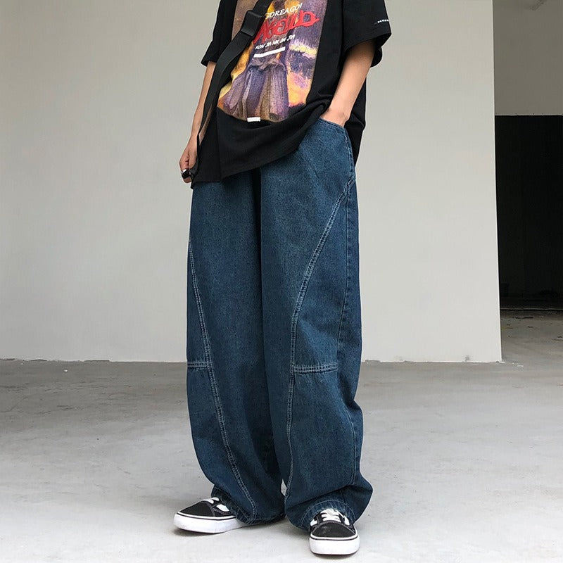 Baggy Streetwear Drape Jeans – Loose Fit for Lovers | same ANTHEM