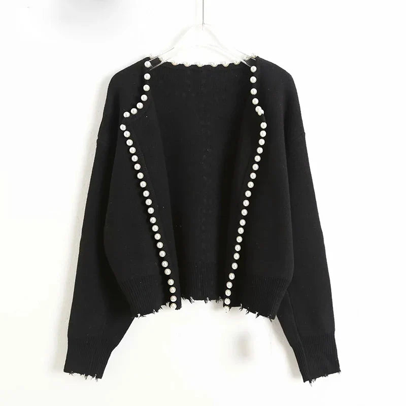 Beaded Knit Cardigan for Women | same ANTHEM. Elegant Soulmate Streetwear