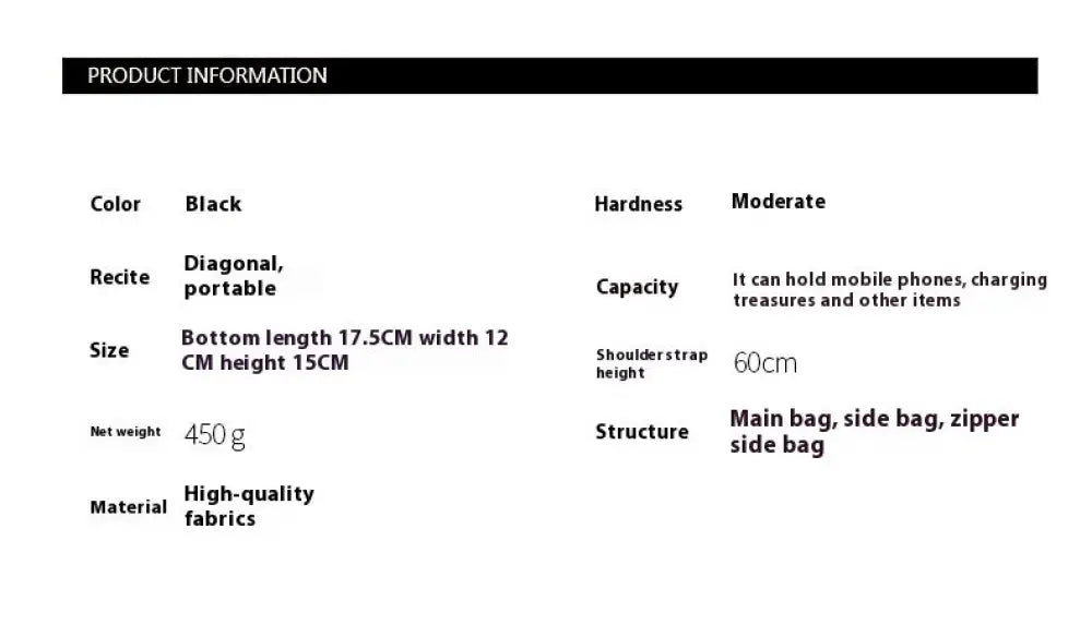 Black Handbag with Gold Chain Handle | same ANTHEM. Soulmate Streetwear & Fashion - Black - Bag