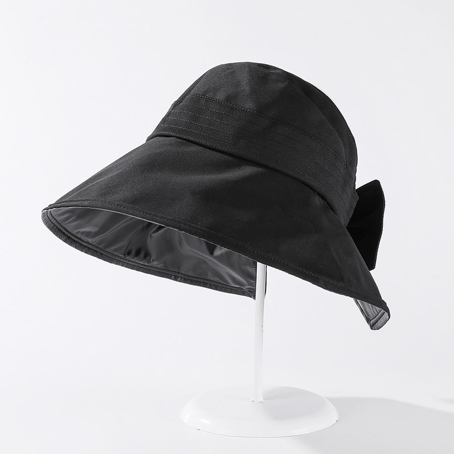 Black UV Bow Fisherman Hat – Poetic Soulmate Streetwear | same ANTHEM. - Black / M(56-58cm)
