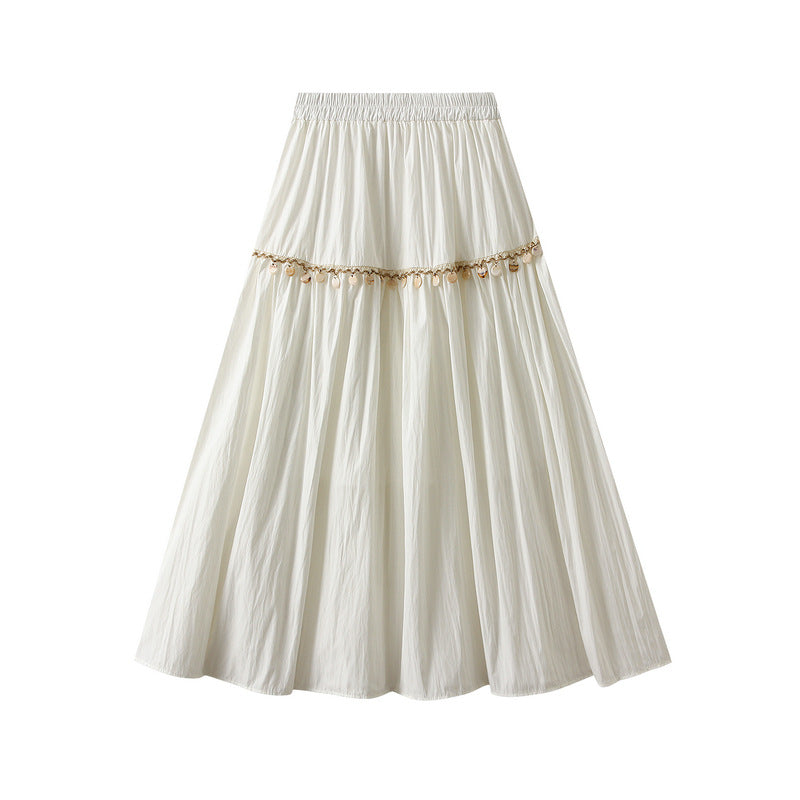Boho Embroidered Skirt – Free Spirit Fashion | same ANTHEM - White / Free Size