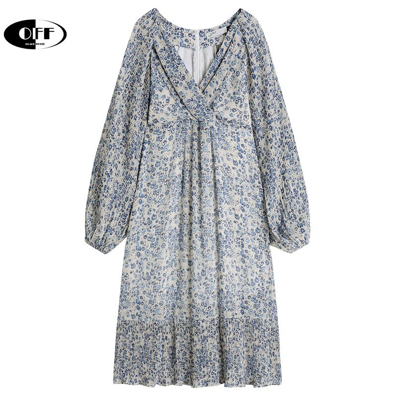 Boho Floral Midi Dress with Lantern Sleeves – Soulmate Streetwear | same ANTHEM. Femme