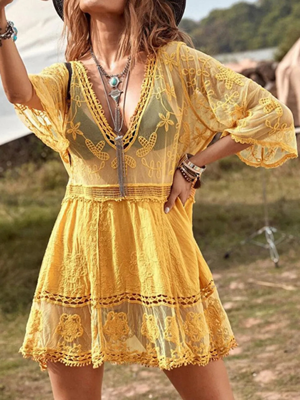 Boho Lace Beach Dress – same ANTHEM