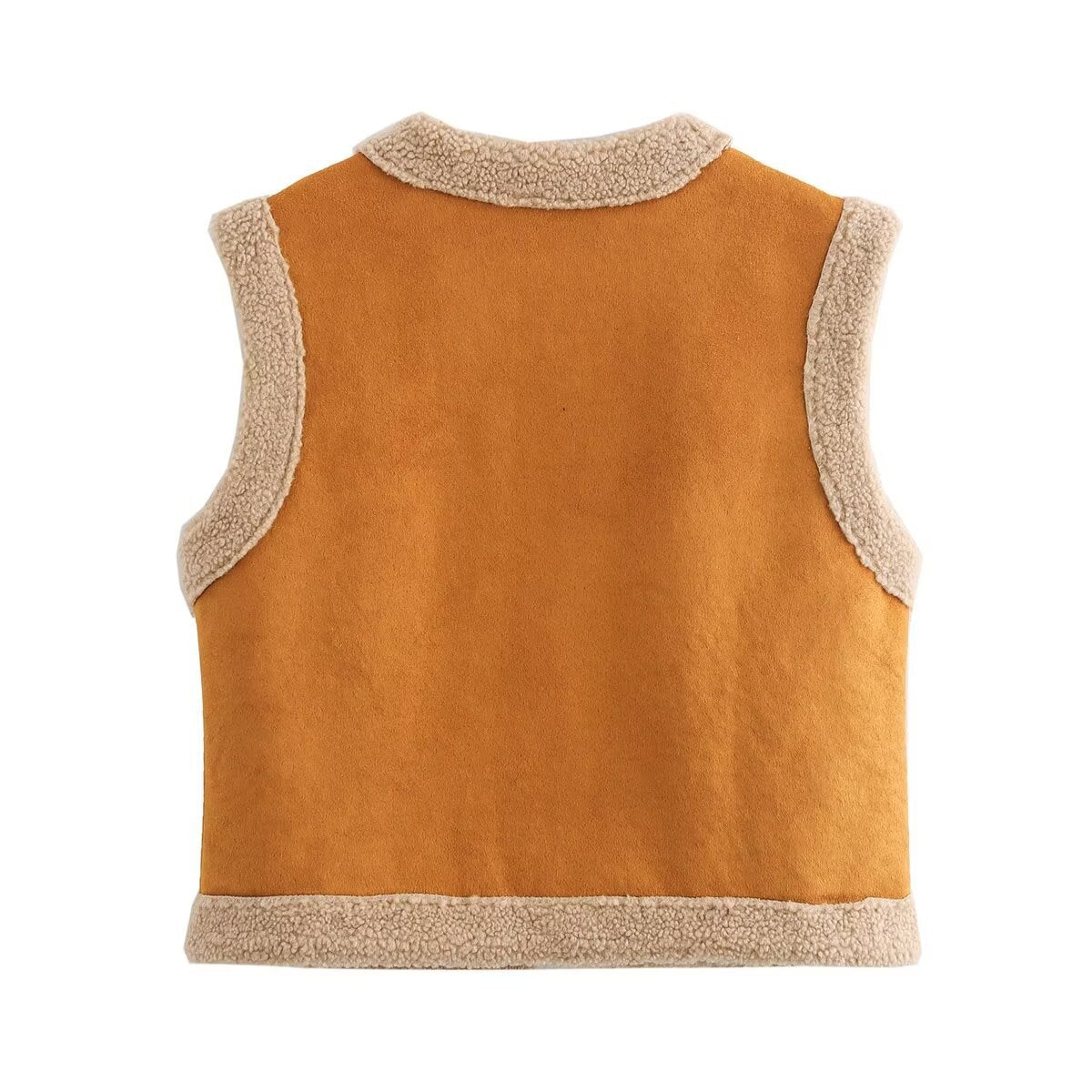 Brown Sleeveless Vest – Dreamy Autumn Layer | same ANTHEM