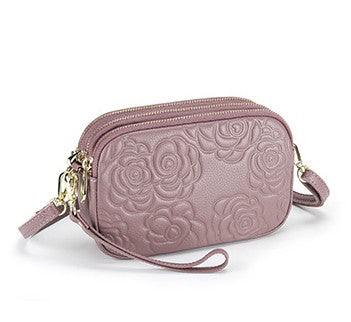 Camellia Leather Messenger Bag | Soulmate Streetwear by same ANTHEM.