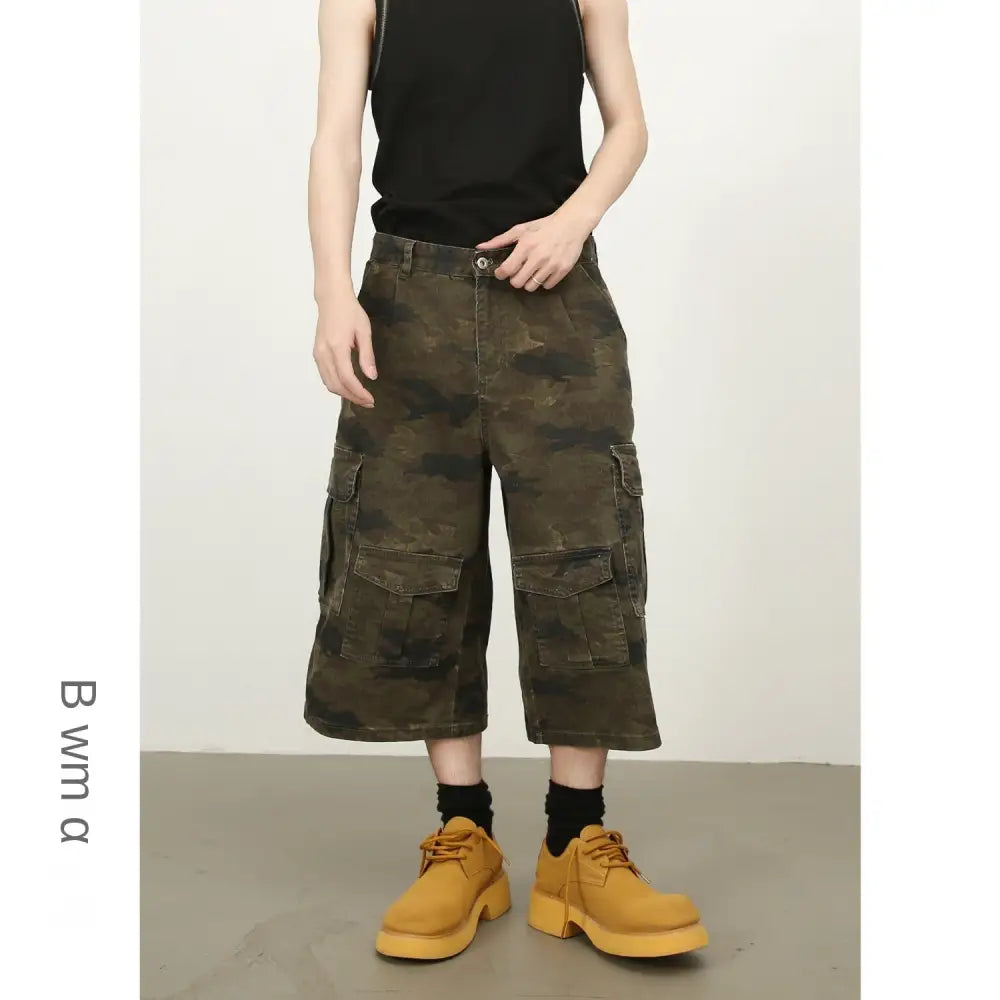 Camo Wide-Leg Utility Pants – Soulmate Streetwear | same ANTHEM.