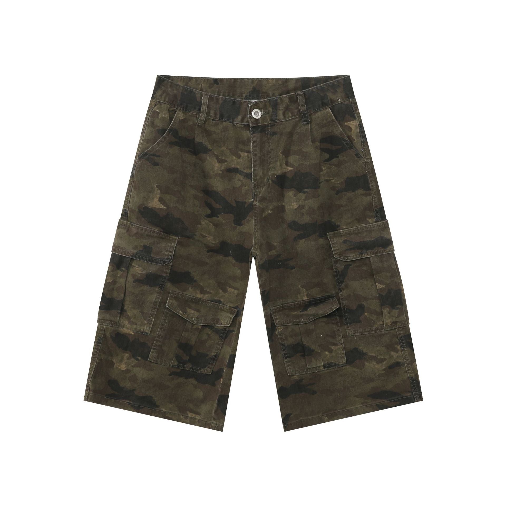 Camo Wide-Leg Utility Pants – Soulmate Streetwear | same ANTHEM. - S / Camouflage