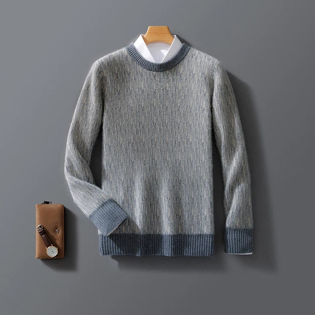 Cashmere Sweater Men – Chic Everyday Streetwear | same ANTHEM - GRAY / S