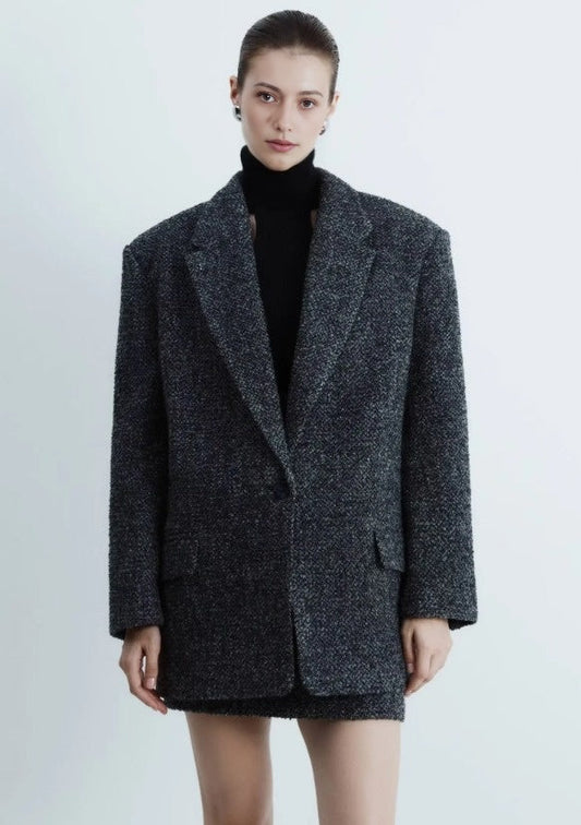 Casual Chic Woolen Suit Set – same ANTHEM