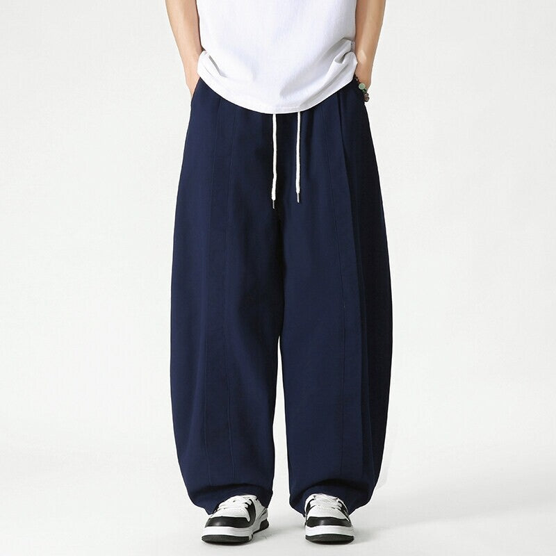 Casual Harem Wind Cargo Pants – Loose Streetwear | same ANTHEM - Navy Blue / M
