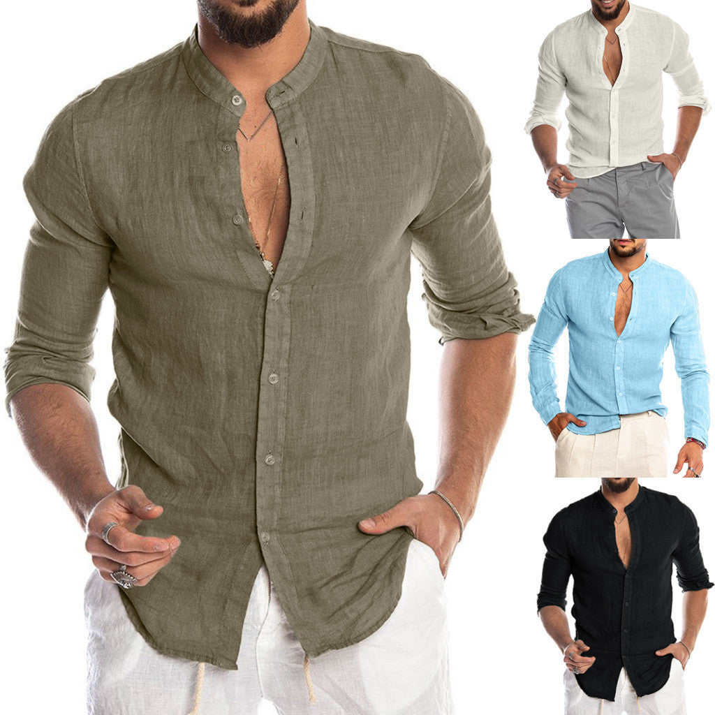 Casual Linen Shirt Men – Soulmate Streetwear | same ANTHEM