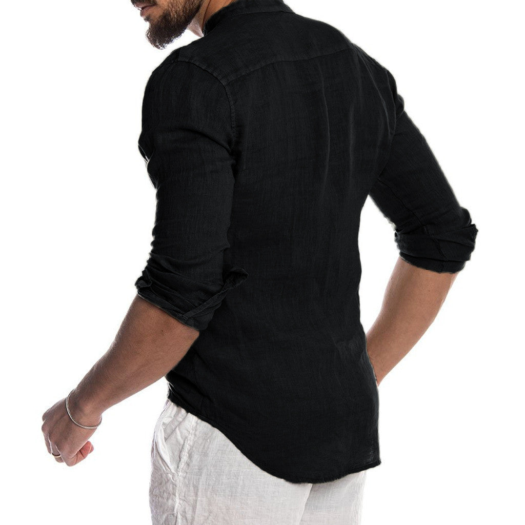 Casual Linen Shirt Men – Soulmate Streetwear | same ANTHEM
