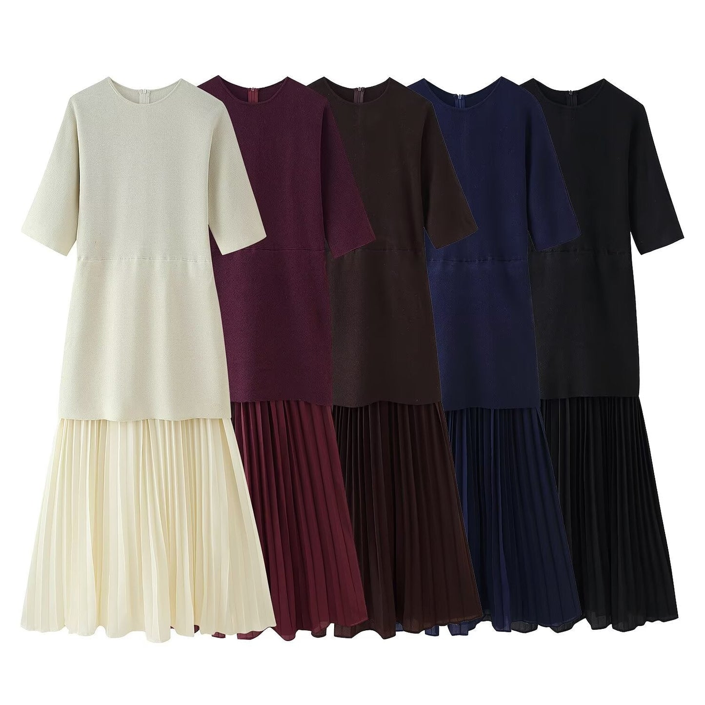 Casual Pleated Dress – same ANTHEM