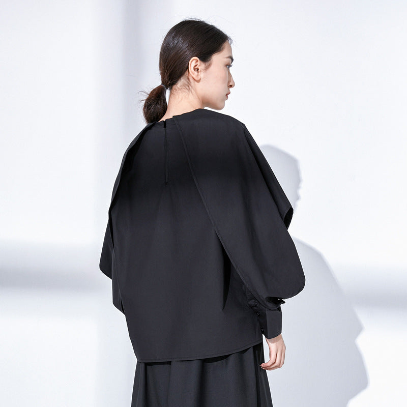 Chic French Bat Sleeve Shirt – same ANTHEM | Made for Soulmates & Lovers