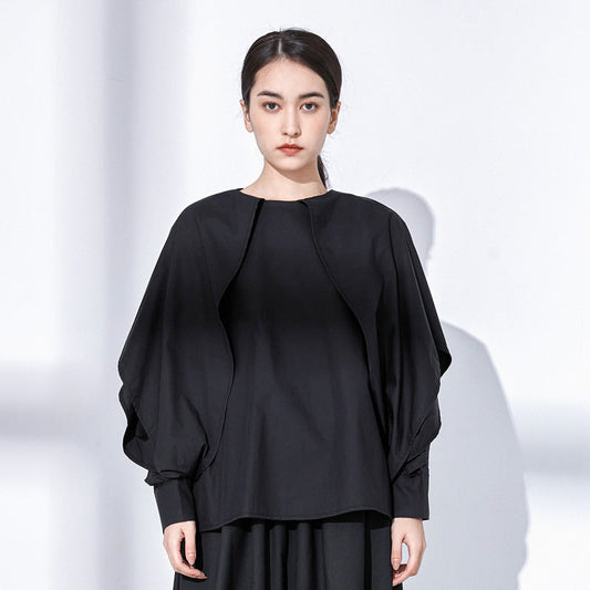 Chic French Bat Sleeve Shirt – same ANTHEM | Made for Soulmates & Lovers