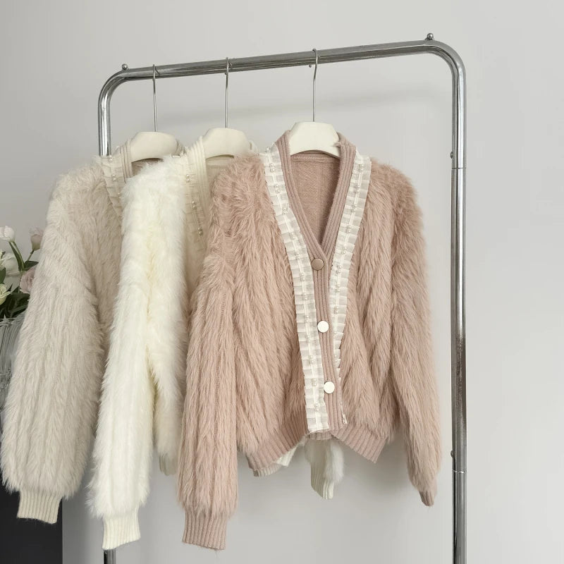 Chic Knitted French Cardigan – same ANTHEM | Dreamy Romantic Soulmate Style