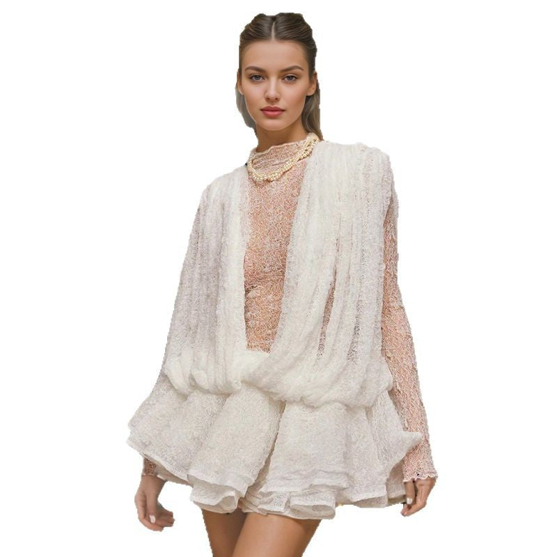 Chic Mesh French Dress – same ANTHEM