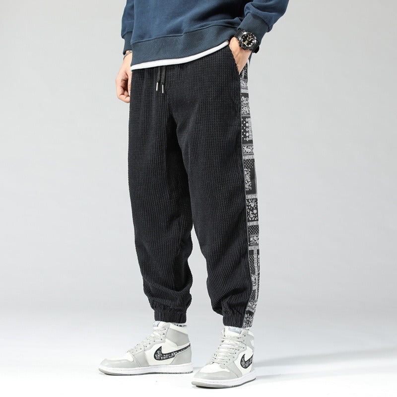 China-Chic Corduroy Pants – Chinese Streetwear for Soulmates | same ANTHEM - Black / M
