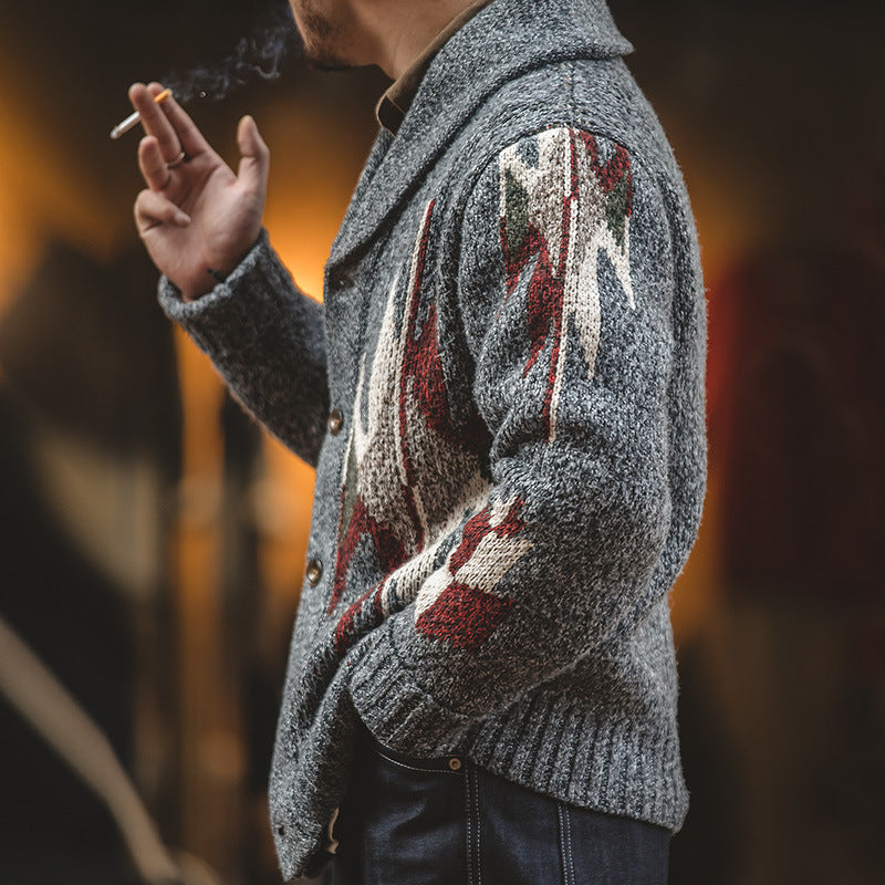 Classic Thick Sweater Jacket Men | same ANTHEM. Men’s Coats