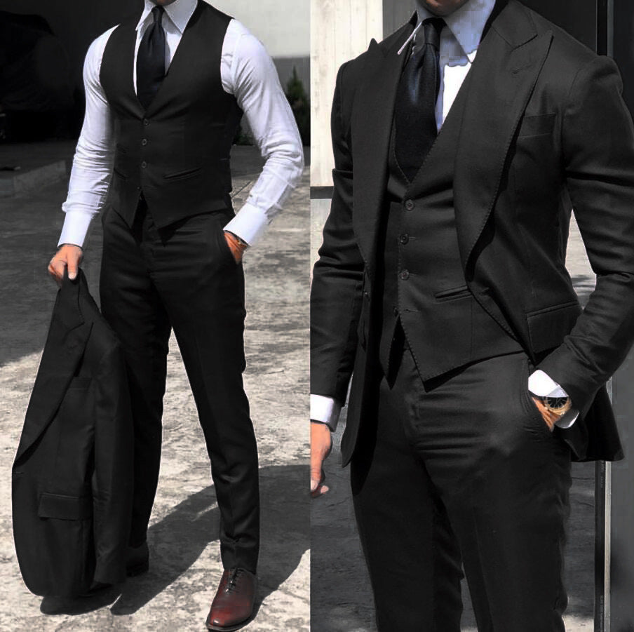Classic Three-Piece Wedding Suit for Men – same ANTHEM | Elegant & Modern
