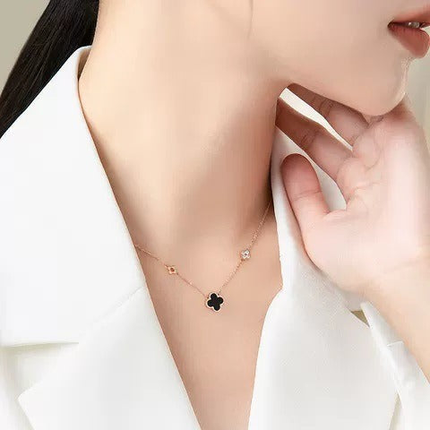 Clover Necklace Sterling Silver – Soulmate Streetwear Jewelry | same ANTHEM.
