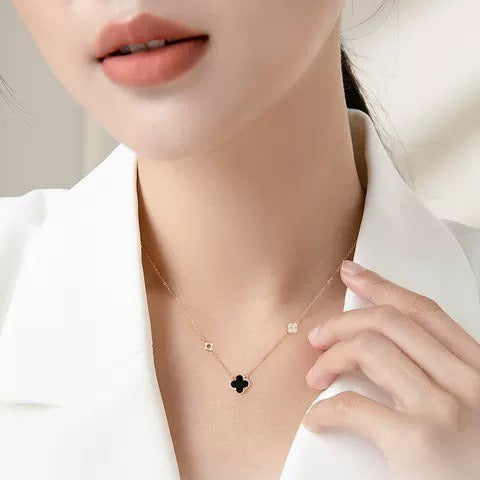 Clover Necklace Sterling Silver – Soulmate Streetwear Jewelry | same ANTHEM.