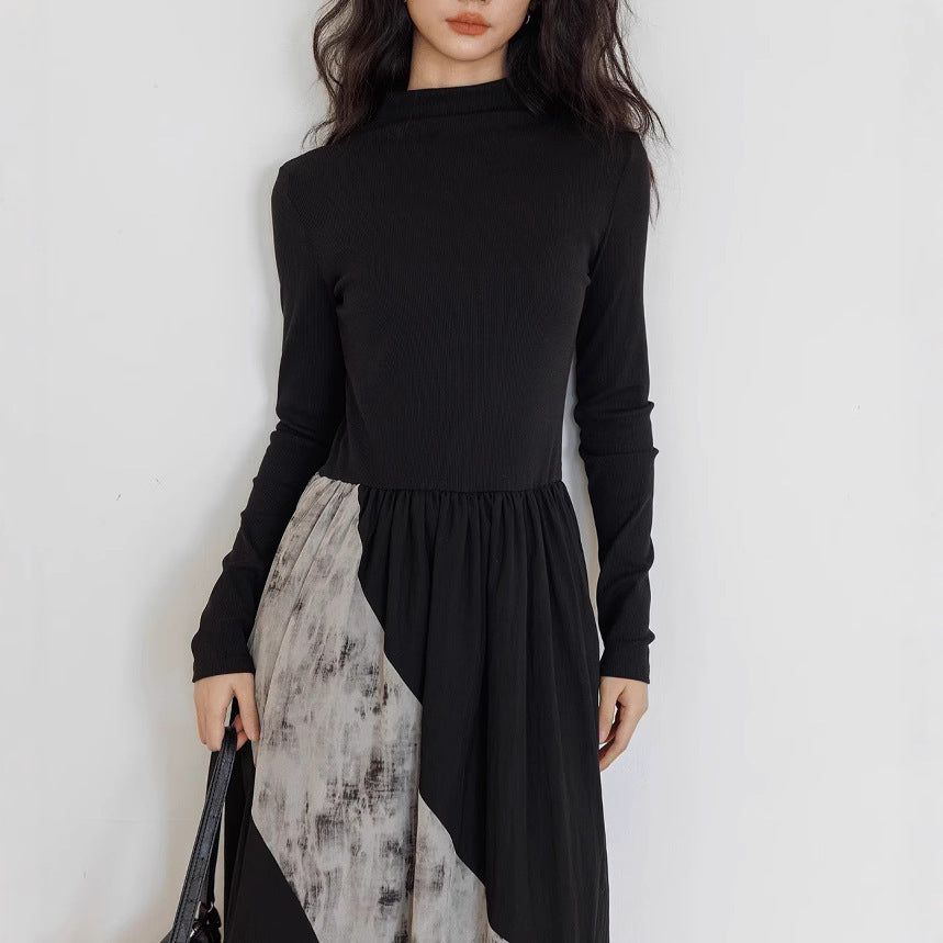 Cold Wind Black Irregular Inner Dress – Edgy Women’s Streetwear | same ANTHEM