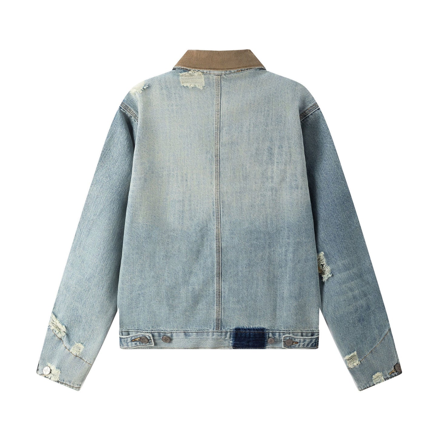 Collar Splicing Denim Jacket – Soulmate Streetwear | same ANTHEM.