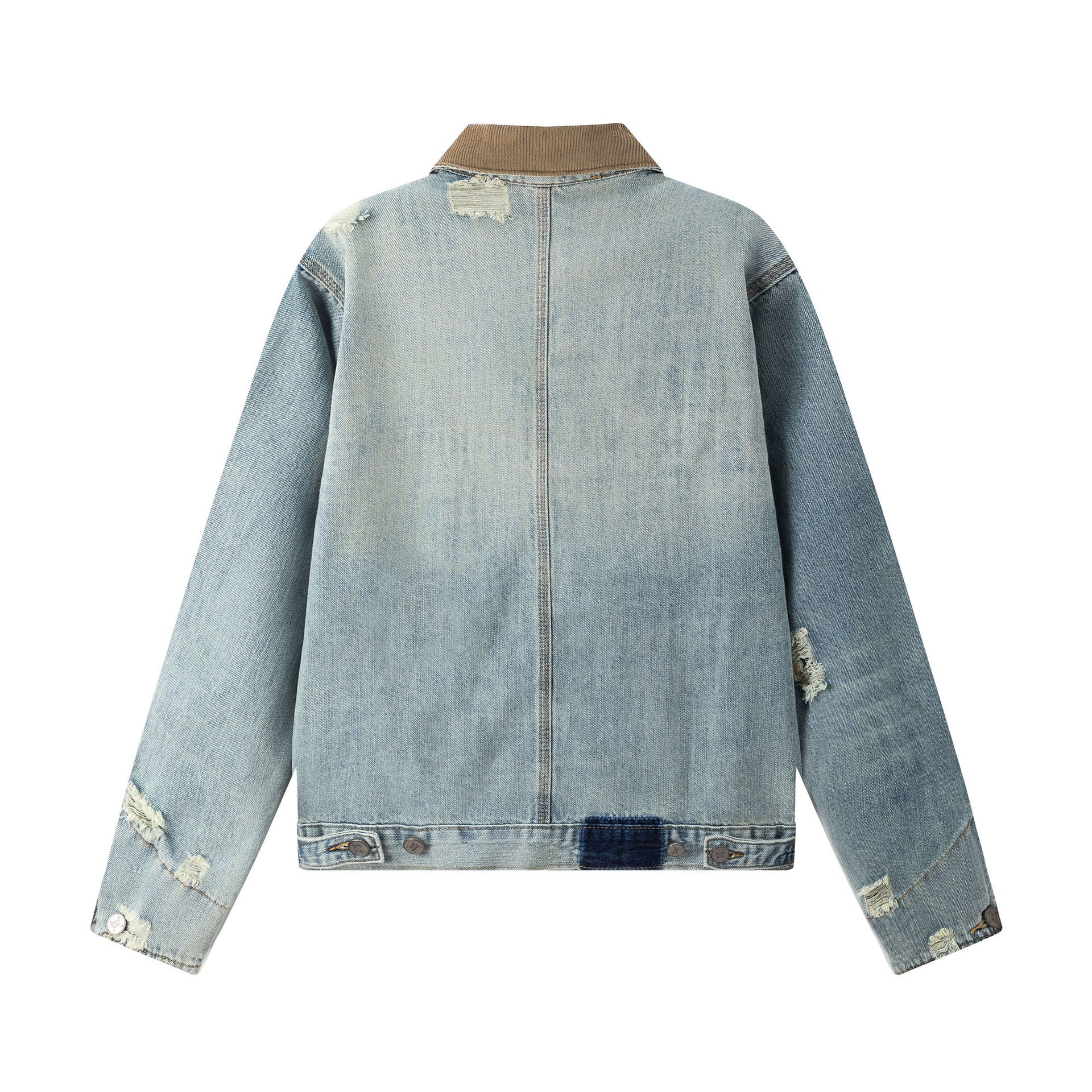 Collar Splicing Denim Jacket – Soulmate Streetwear | same ANTHEM.