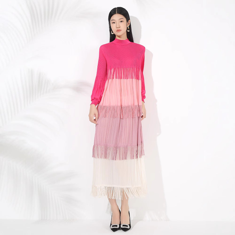 Color Blocked Tassel Maxi Dress – Soulmate Streetwear | same ANTHEM.