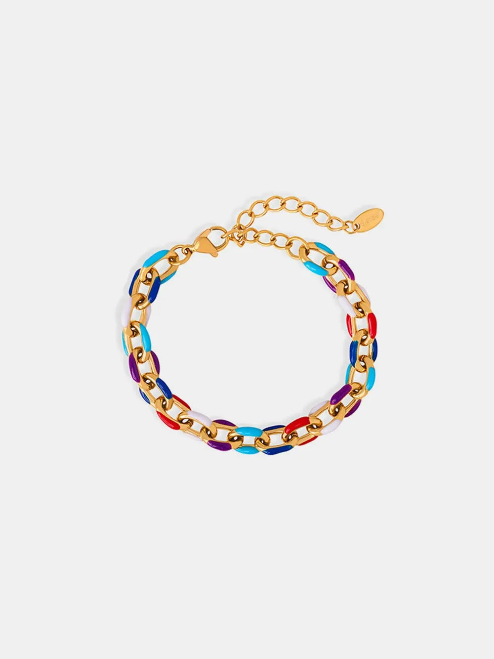 Color Titanium Steel Bracelet – Niche Premium Streetwear | same ANTHEM. - Gold / One Size