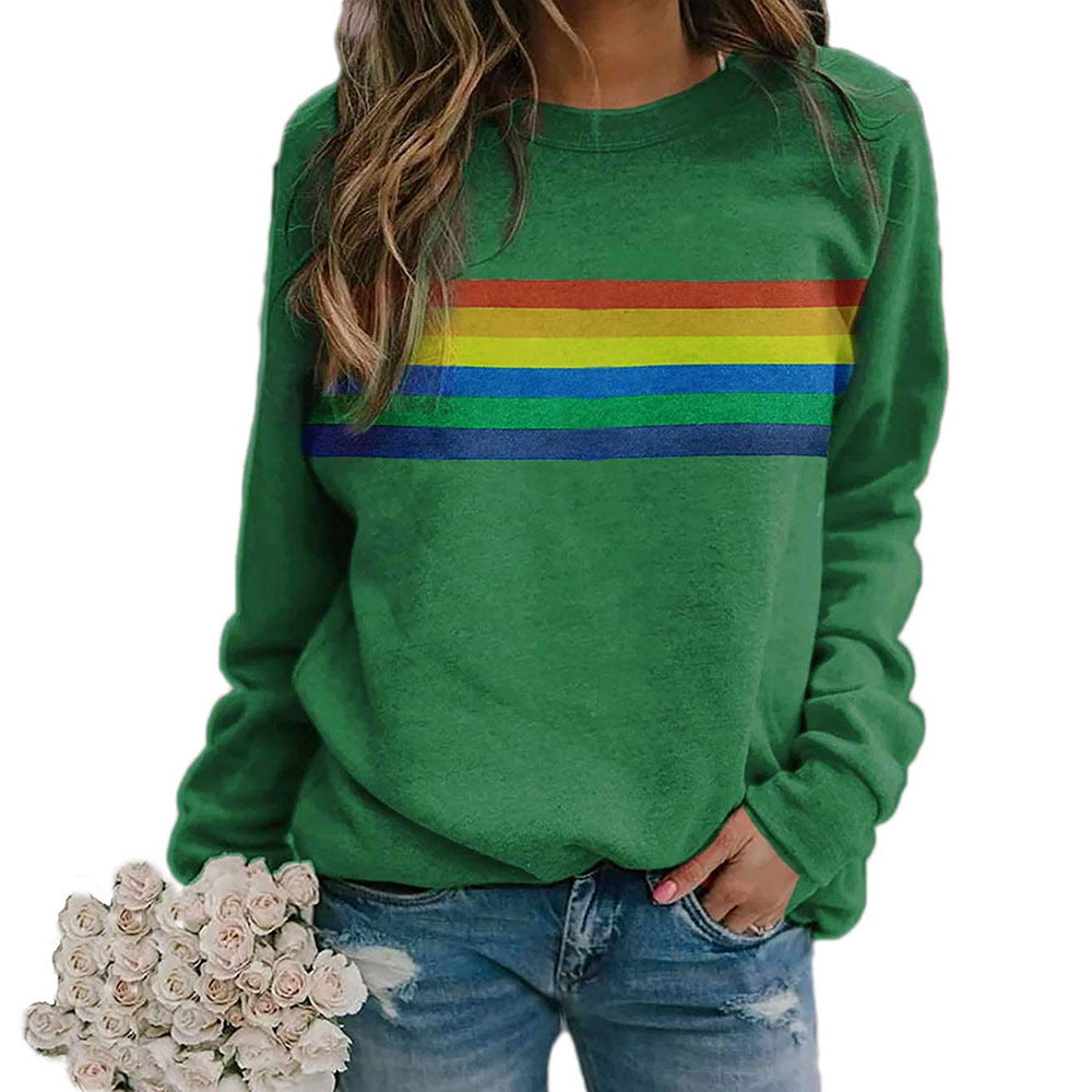 Colorful Striped Pullover Sweatshirt | Loose Casual Soulmate Style | same ANTHEM