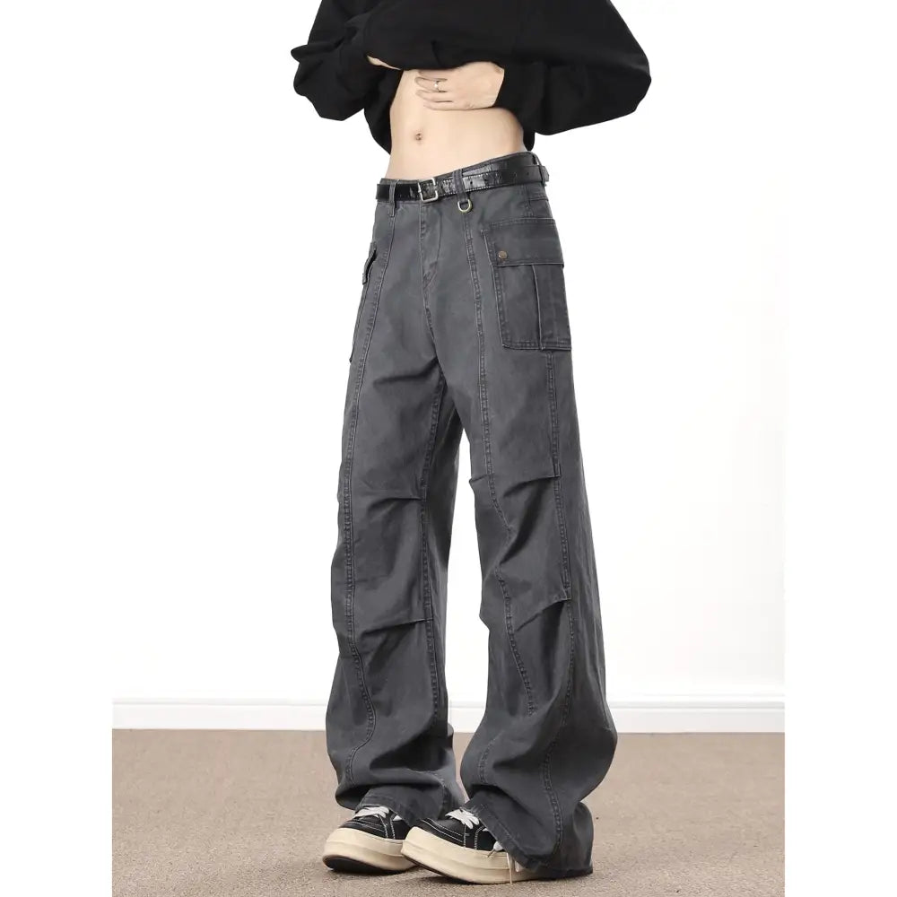 Cool Casual Baggy Pants – Soulmate Streetwear | Same Anthem - Dark Gray / L - Pants