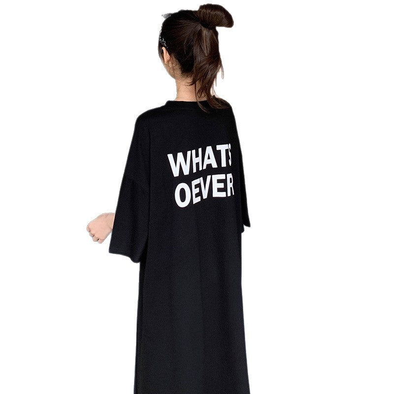 Cotton T-Shirt Dress Women | Casual Chic Streetwear | same ANTHEM.