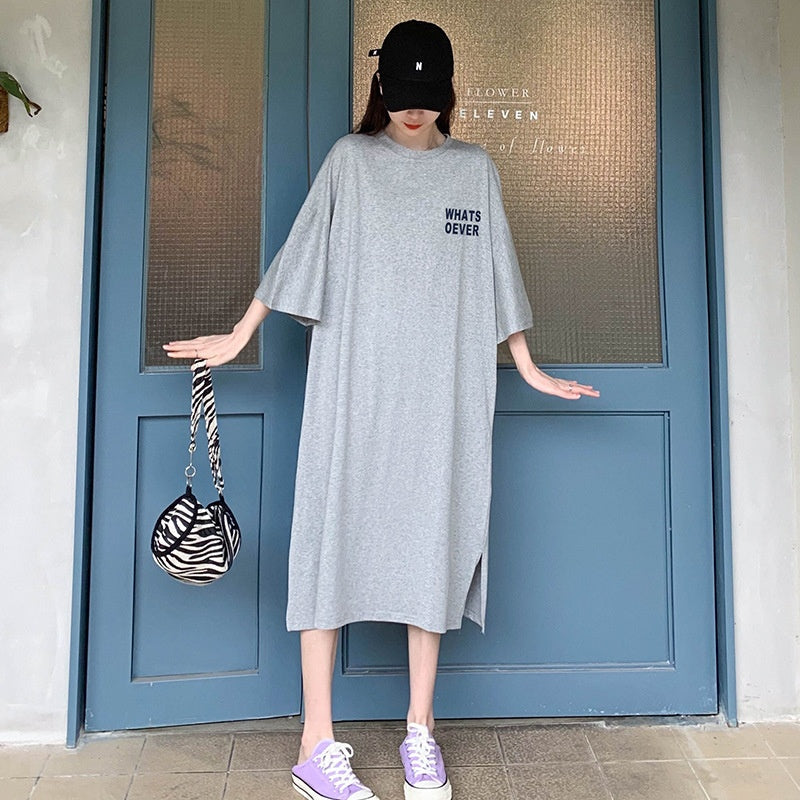 Cotton T-Shirt Dress Women | Casual Chic Streetwear | same ANTHEM.