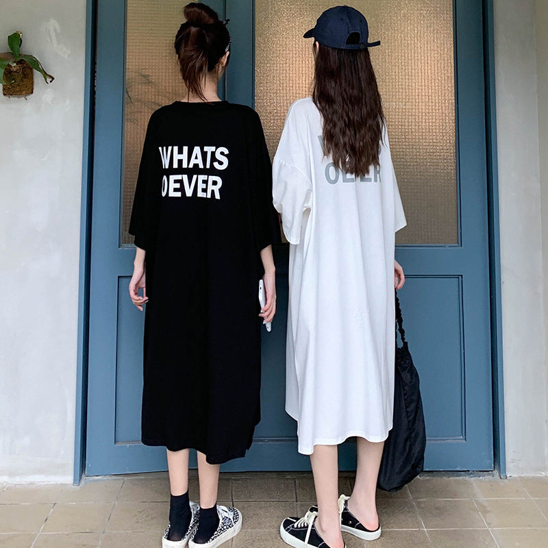 Cotton T-Shirt Dress Women | Casual Chic Streetwear | same ANTHEM.