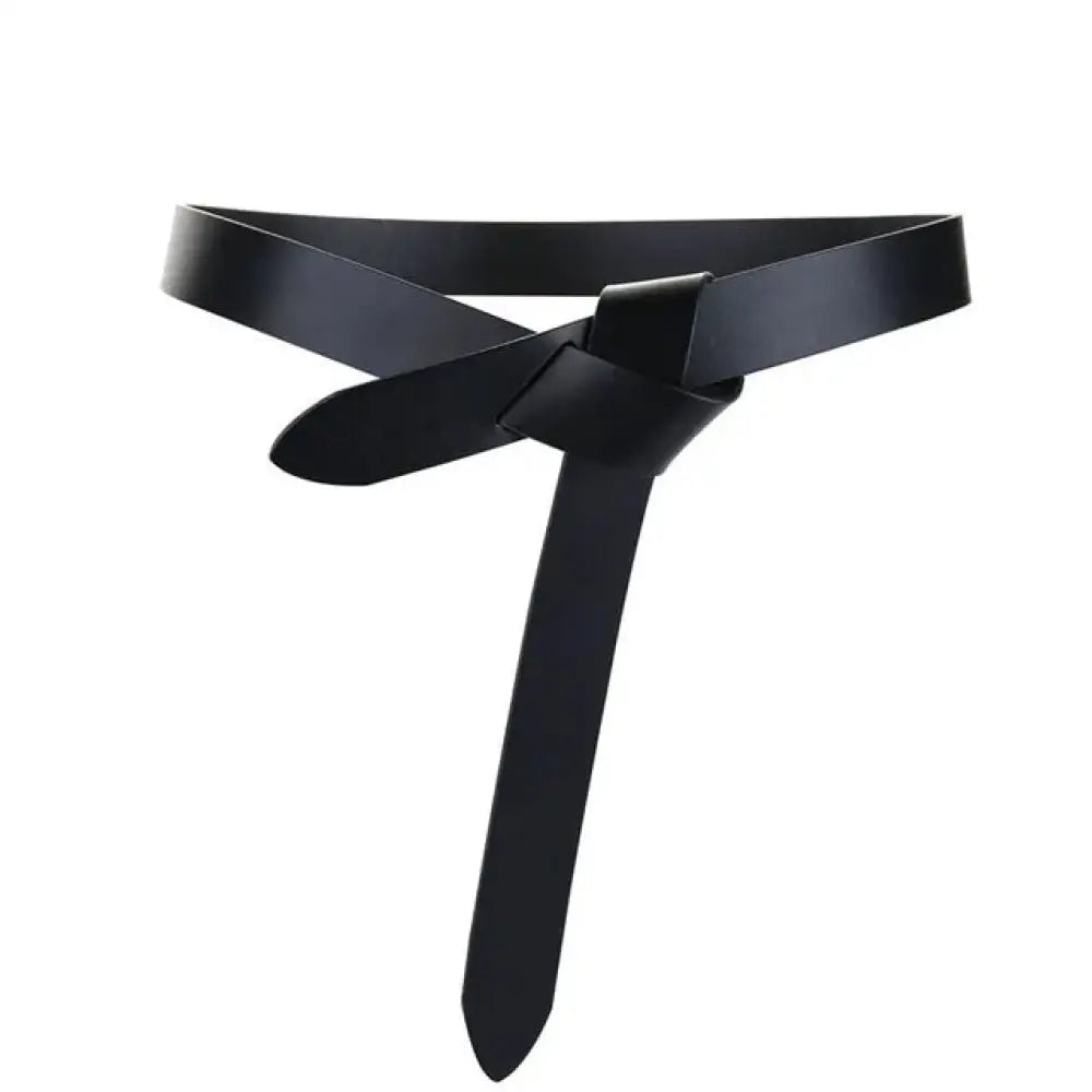 Cowhide Leather Belt | same ANTHEM. - black