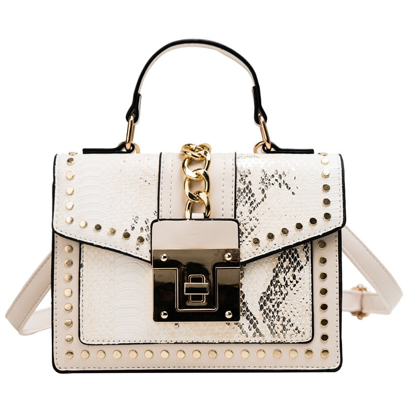 Croc PU Leather Envelope Crossbody | Soulmate Streetwear – same ANTHEM. - Beige