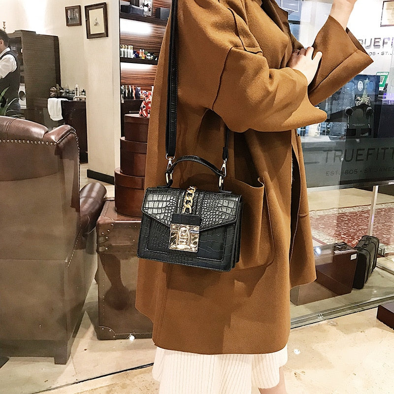 Croc PU Leather Envelope Crossbody | Soulmate Streetwear – same ANTHEM.