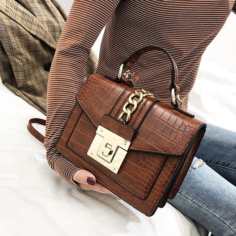 Croc PU Leather Envelope Crossbody | Soulmate Streetwear – same ANTHEM.