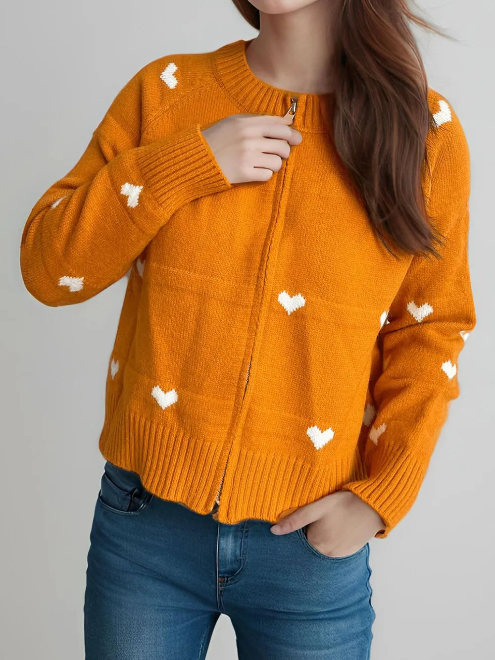 Cute College Style Zipper Cardigan – Dreamy Soulmate Streetwear | same ANTHEM