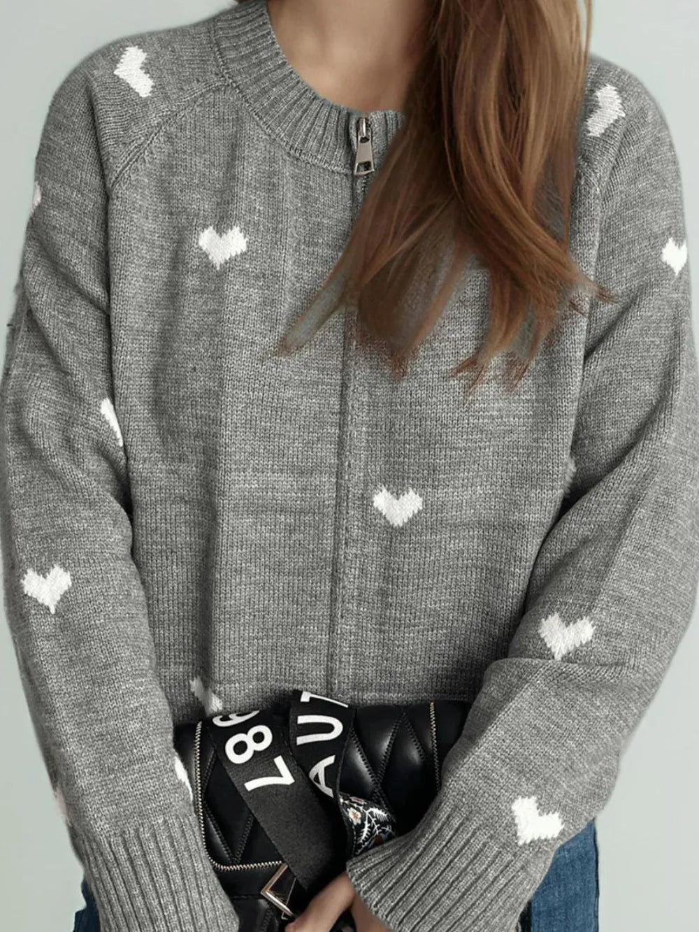 Cute College Style Zipper Cardigan – Dreamy Soulmate Streetwear | same ANTHEM