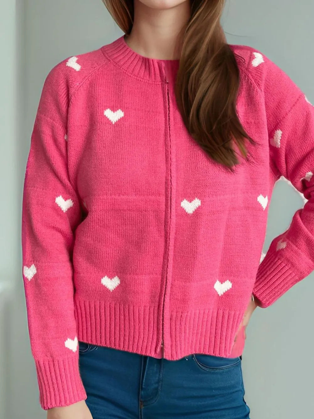 Cute College Style Zipper Cardigan – Dreamy Soulmate Streetwear | same ANTHEM