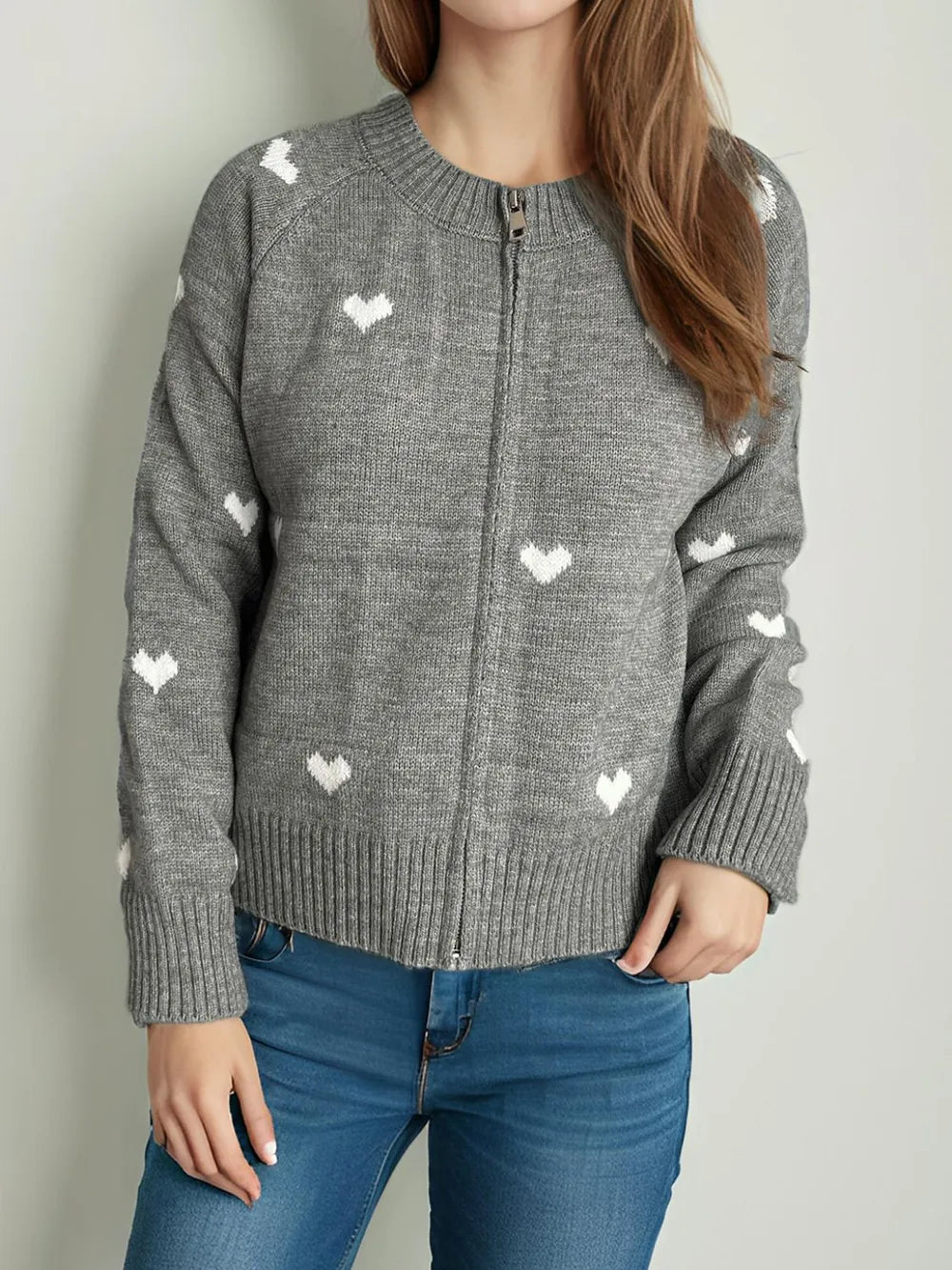 Cute College Style Zipper Cardigan – Dreamy Soulmate Streetwear | same ANTHEM